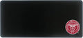 Santa Clara University Classic Cloth Desk Mat, Durable Office Supplies, Non-Slip Base, Responsive Desk Pad with Smooth Cloth Surface, Black