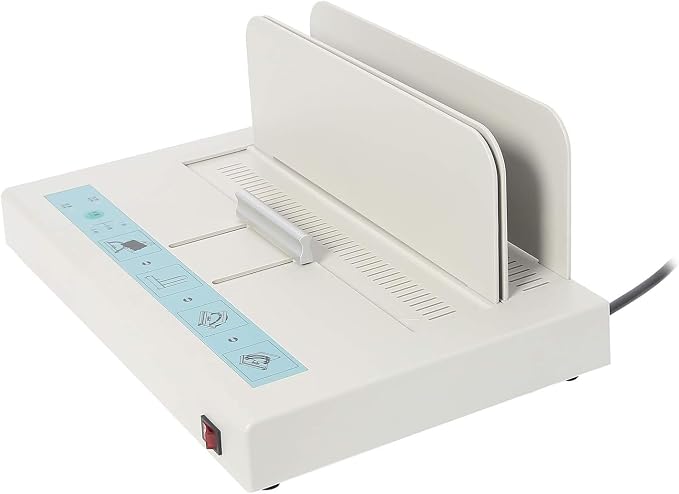 Yaegoo 110V Thermal Binding Machine 1-50MM Binding Thickness Universal Thermal Binding Machine Infrared Light Detecting Hot Melt Machine Contract Document Invoice Folder