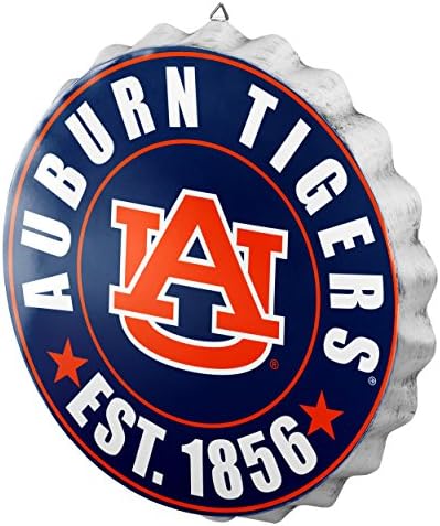 foco NCAA Team Logo Metal Bottle Cap Hanging Wall Sign