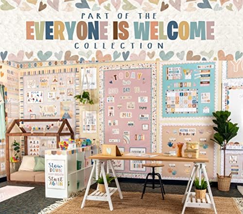 Teacher Created Resources Everyone is Welcome Calming Corner Bulletin Board (TCR7118) Large (Pack of 2)