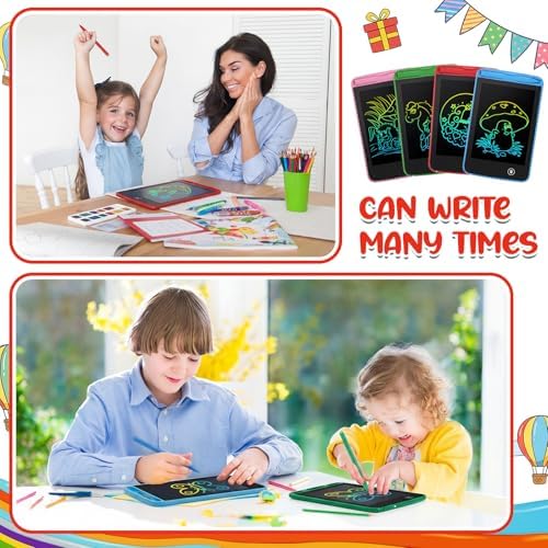 Tinlade 12 Pack LCD Writing Tablet for Kids, 6.5 Inch Drawing Pad