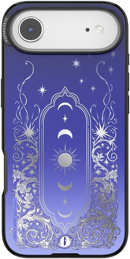 PopSockets iPhone 17 Air Phone Case with MagSafe, Wireless Charging Compatible, Bookish - Mirror Curse Breaker
