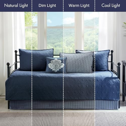 Madison Park Classic Cottage Cotton Daybed Cover Set, 6PC, 39"x75"