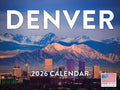 Denver Calendar 2026 Wall 12 Month Monthly CO Scenic Colorado Souvenirs Coloradan Themed Gifts | American Made In The USA