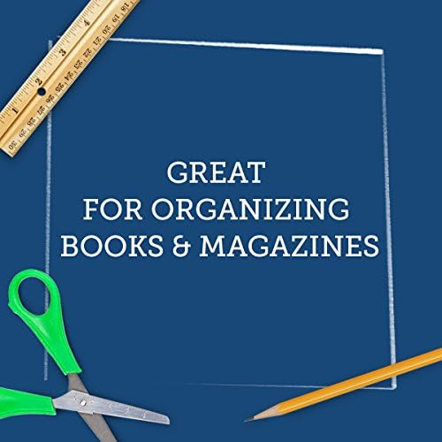 Really Good Stuff Rainbow Chapter Book Classroom Library Bins with Dividers