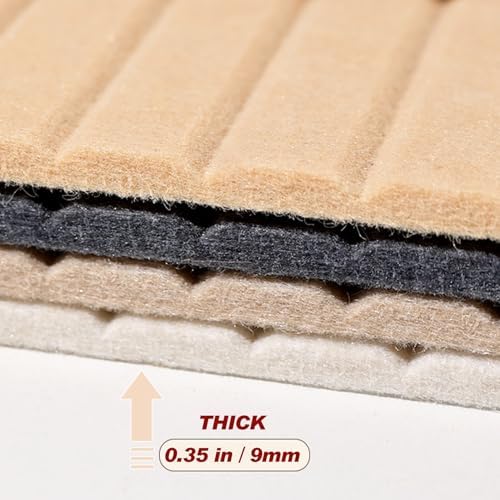 Large Felt Wall Tiles Cork Boards for Office Cubicle, 35"x23.6" Felt Photos Board Bulletin Tiles Pin Board for Walls Home Decor, Noise Reduction Boards Panels for Notes Memos, 6-Pack, Pink