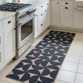 Lahome Semi Circle Easy Jute Kitchen Runner Rug, 2x6 Non Slip Runner Rug