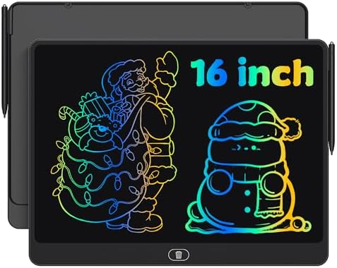 LCD Writing Tablet for Kids 16 inch 3 pcs (Blue, Pink and Black)