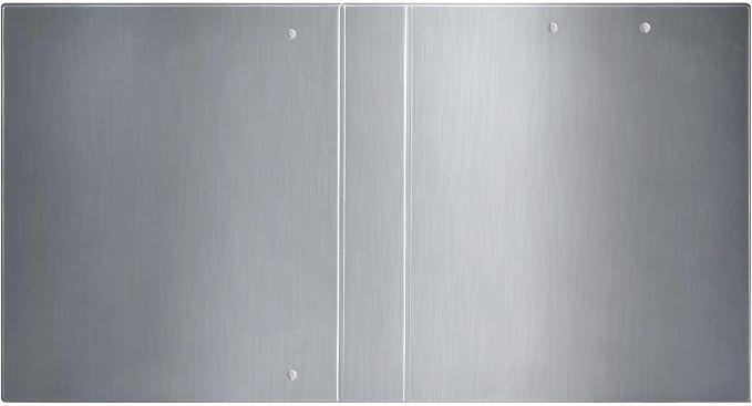 3-Rings Notebook Binders 1.5 in Binder with Pockets 1/2 Pack School Supply 200 Sheets Silver Metallic Gradient Scratches Titan Steel