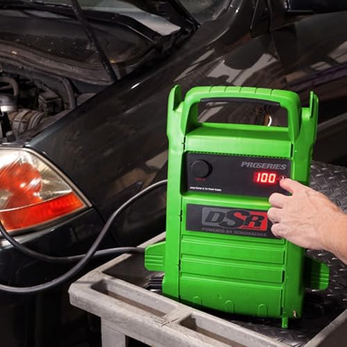 Schumacher Electric DSR Pro Series Portable Jump Starter & Power Station - 12V Jump Box for Car, SUV & RV Batteries - 2000 Peak Amps & 325 Cold Cranking Amps - 12V DC Power Outlet - DSR168G