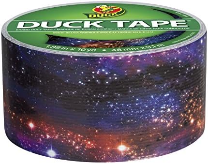 Duck Brand Printed Duct Tape Single Roll, Galaxy (283039) (Pack of 2)