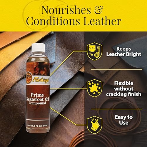 Fiebing's Prime Neatsfoot Oil Compound - Natural/Synthetic Leather Preservative