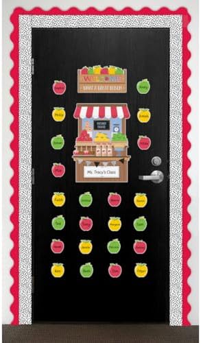 CTP Apple Time Bulletin Board Set - Classroom, Homeschool (#10993 Creative Teaching Press)