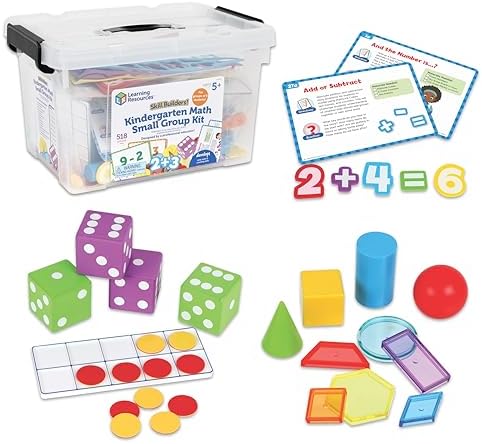 Learning Resources Skill Builders Kindergarten Math Small Group Kit