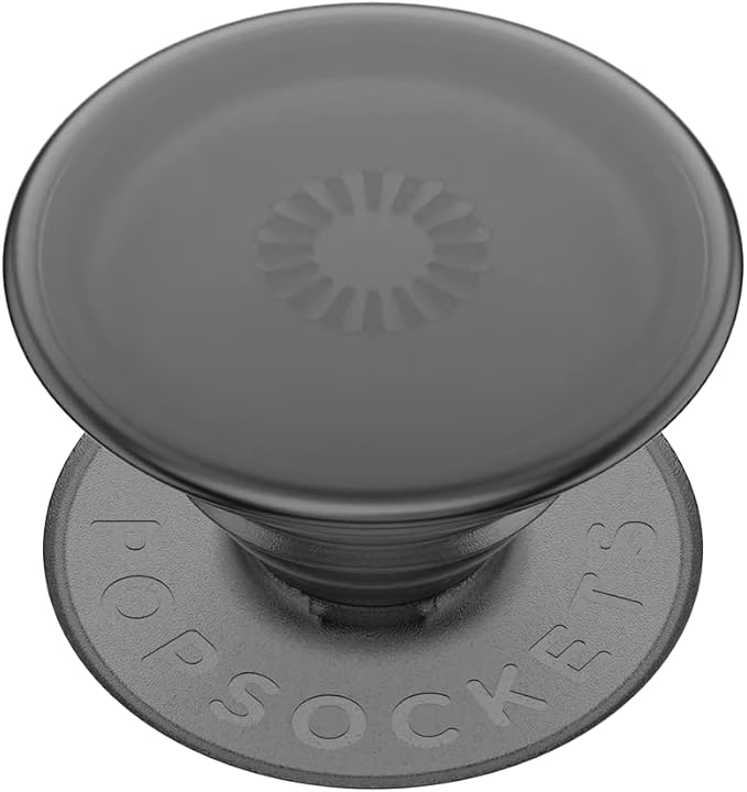 PopSockets Adhesive Phone Grip, Holder- Translucent Black