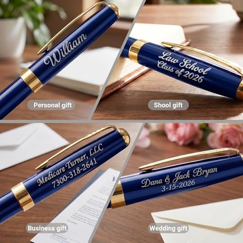 Ancolo Personalized Luxury Ballpoint Pens - for Friends Business Office