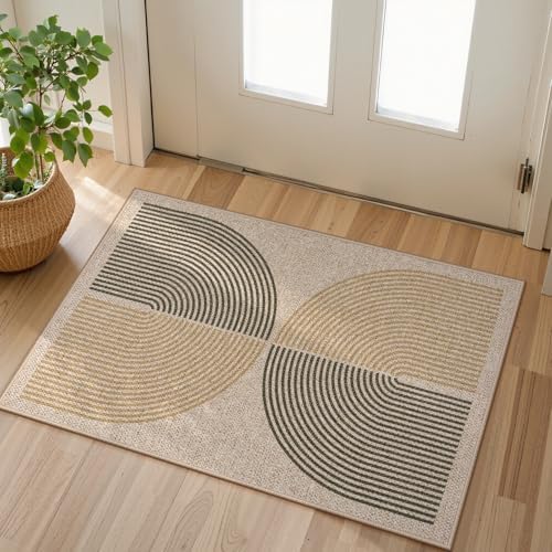 Lahome Rainbow 20"x32" Indoor Door Mat, Small Indoor Outdoor Entry Rug