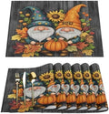 Placemats Set of 6 Washable Linen Place Mats Cloth Table Mats 12x18 Inch
