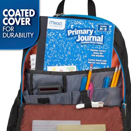 Mead Primary Journal Creative Story Tablet Composition Notebook, 7.5" x 9.75", Grades K-2, 100 Sheets, Color Selected For You (10297)