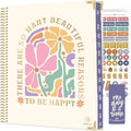 bloom daily planners HARDCOVER Planner 2026-2027 (8.5" x 11") Academic Year (July 2026 - July 2027) - 13 Months Task Goal Planner for Women - Monthly & Weekly Agenda Book - So Many Reasons to Be Happy