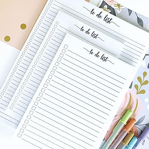 321Done To Do List Notepad, 5.5x8.5, 2-Pack, 50 Sheets Each, College Ruled