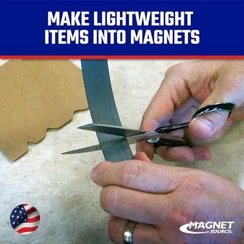 Master Magnetics Flexible Magnet Strip with Adhesive Back - 1/16" Thick, 1/4" Wide, 100' Long, 1 Roll, ZG05A-ABX