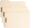 Smead SuperTab® Fastener File Folder, 2 Fasteners, Oversized 1/3-Cut Tab, Guide Height, Legal Size, Manila, 50 Per Box (19535)| (Pack of 5)