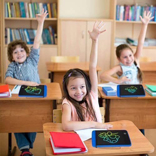 Zhehao 12 Pcs LCD Writing Tablet for Kid 6.5'' Doodle Board Drawing Tablet