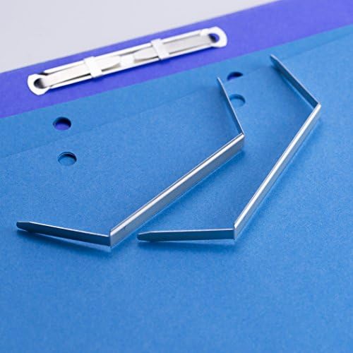 Officemate Premium Prong Fasteners, Base Only, 1 Inch, Box of 100 Office Paper Clamp (99713), Silver