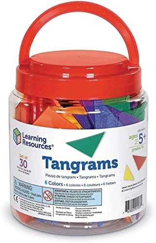 Learning Resources 6-Color Tangrams