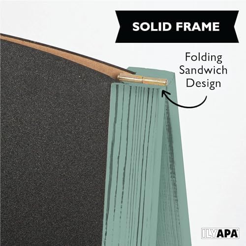 Ilyapa A Frame Chalk Board Easel Sign 20x40 in - Sandwich Signs Outdoor