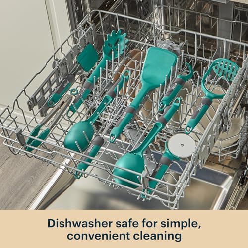 Pyrex 22-Piece Kitchen Cooking Utensils Set, Nonstick Cooking Gadgets