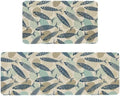 Kitchen Rugs and Mats Set of 2,Floor Mats for Home Kitchen Decor Mat