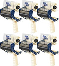 Aviditi Tape Logic 4 Inch Heavy-Duty Packing Tape Dispenser Gun, for Packing, Shipping, Moving and Warehouse Use (6 Dispensers)