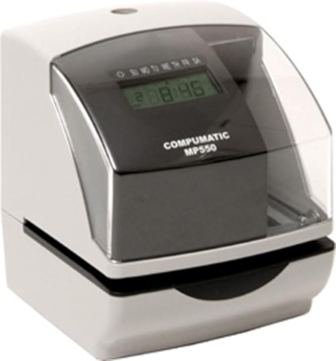 Compumatic MP550 Digital Electronic Time Recorder & Document Stamp