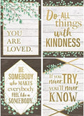 Teacher Created Resources Eucalyptus Posters, 13-3/8" x 19", Set of 4