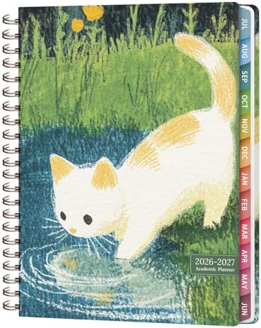 Planner 2026-2027, Weekly and Monthly Academic Planner, July 2026 - June 2027, Hardcover Calendar Agenda Book for School Year Planning, School Supplies for Teacher and Student, Letter Size(8.5'' x 11'')