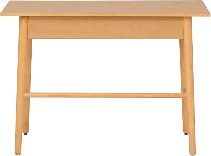 Linon Melissa Natural Wooden One Drawer Writing Desk