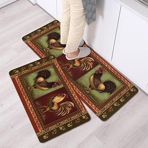 Kitchen Rugs and Mats Set of 2,Floor Mats for Home Kitchen Decor Mat