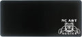 North Carolina A&T State University Classic Cloth Desk Mat, Durable Office Supplies, Non-Slip Base, Responsive Desk Pad with Smooth Cloth Surface, Black