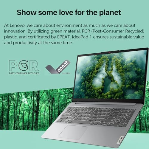 Lenovo IdeaPad Eco-Friendly Slim Laptop, 15.6" FHD Business and Student, Office 365 for The Web, Intel 10-Core i5-1335U(Beat Ryzen 7 7730U), 8GB RAM, 256GB SSD, Wi-Fi 6, Privacy Camera, Win11 Home