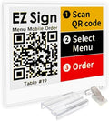 [Santek] EZ Sign NFC E-Paper Display – No Battery, Ultra-Thin 0.13”, Rewritable 4-Color Digital Display, App-Controlled (iOS/Android/PC), IP65 (White, 4.2 inch)