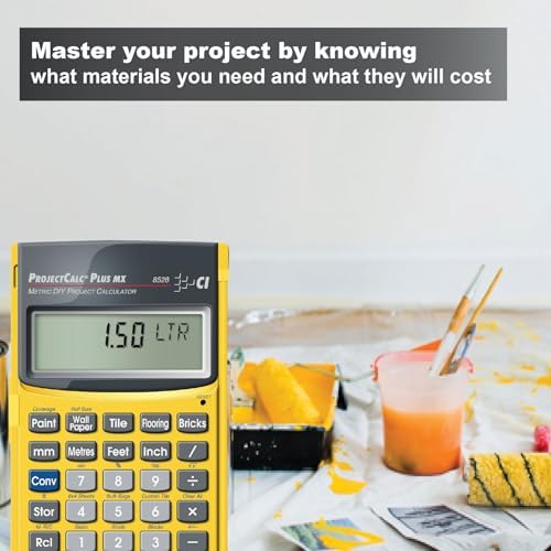 Calculated Industries 8528 ProjectCalc Plus MX Metric DIY Calculator