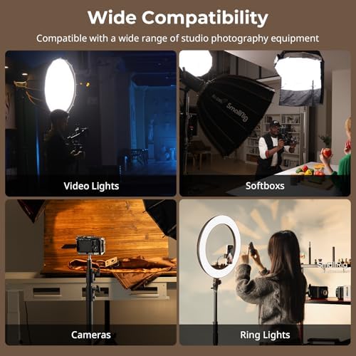 SmallRig 9.2ft Light Stand Photography, Spring Cushioned Lighting Tripod