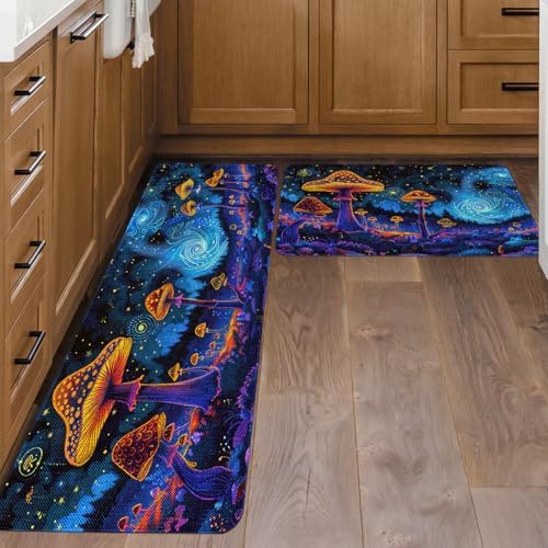 Kitchen Rugs and Mats Set of 2,Floor Mats for Home Kitchen Decor Mat