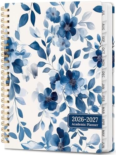 Planner 2026-2027, Weekly & Monthly Academic Calendar, Jul 2026 – Jun 2027