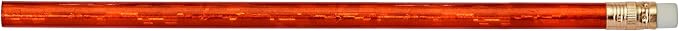 Pencil Guy Blank Glitz Round Pencils Red