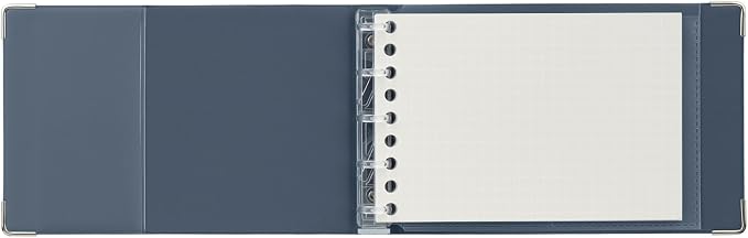 Maruman FM64-72 Loose Leaf Binder, Yuance Mini, 5 Holes, Navy
