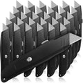 Reginary 30 Pcs Box Cutters Bulk, Utility Knives, Black