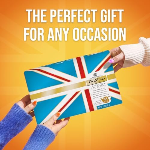Twinings Classic Tea Collection Gift Box, 48 Tea Bags (1 Pack)